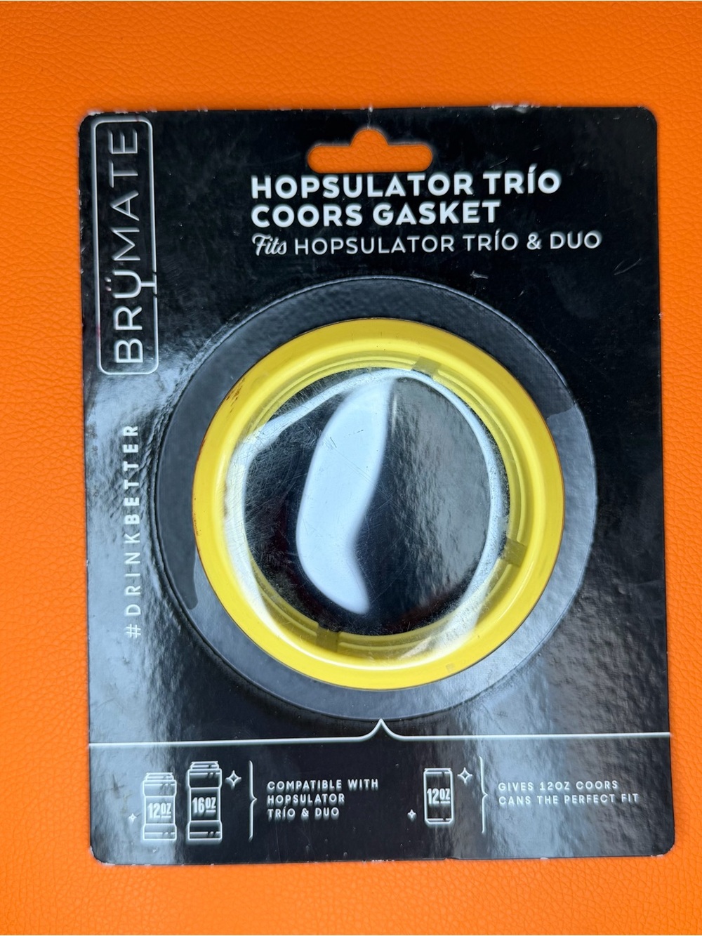 Brumate Hopsulator Trio Coors Gasket - Yellow New